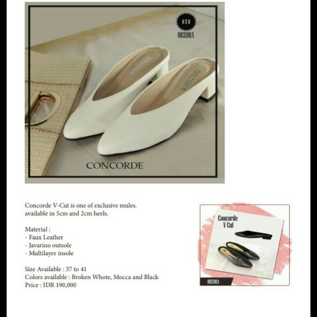 ORZORA SHOES - CONCORDE V CUT