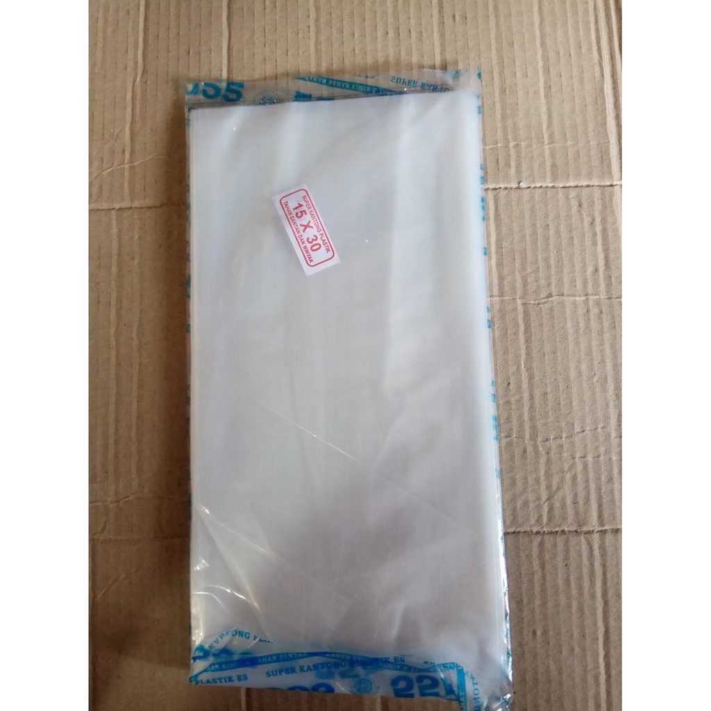 1 PACK PLASTIK  PLASTIK  BENING  UKURAN  1 KG 15x30 cm 