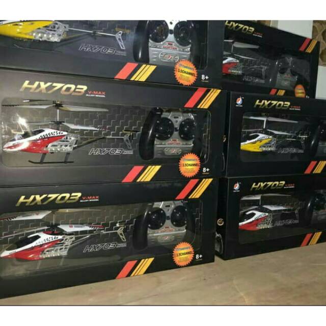 Mainan anak rc helicopter 3,5ch hx703 ukuran besar