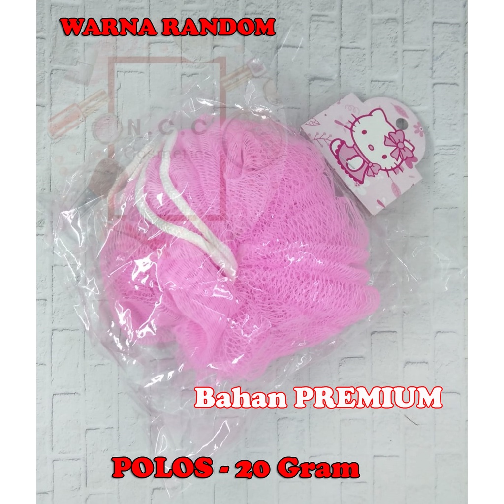 * NCC * ASG Spon Sabut Mandi - Shower Puff - Flower Shaped Bath Ball Spons - Kualitas Bagus dan Tebal