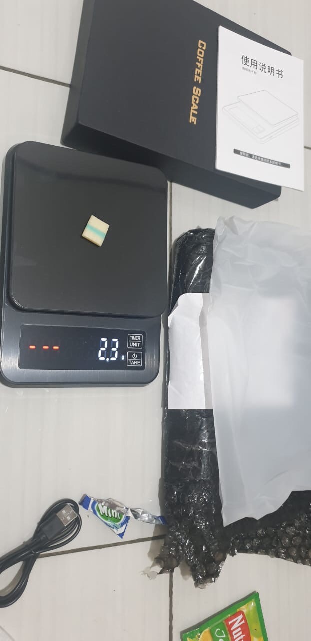 Timbangan Kopi Digital 5kg Dengan Usb / Timbangan Dapur Digital / Coffee Drip Scale / Kitchen Scale