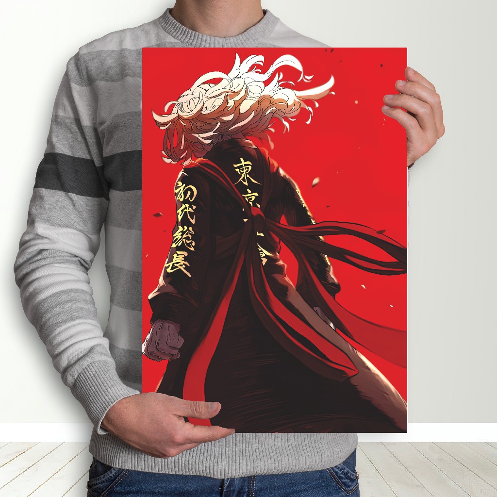 Poster Tokyo Revengers Anime - Size A3+ Takemichi Mikey Draken Baji Kazutora-8