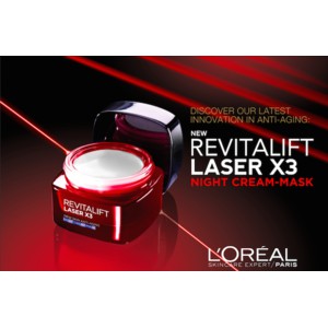 Loreal Paris Revitalift Laser X3 Night Cream Mask