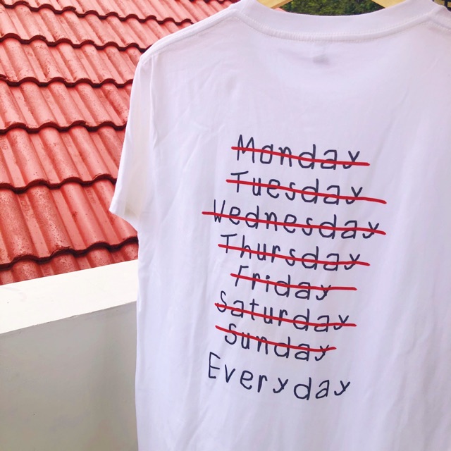 Everyday T-shirt Kaos Kpop - kulkit