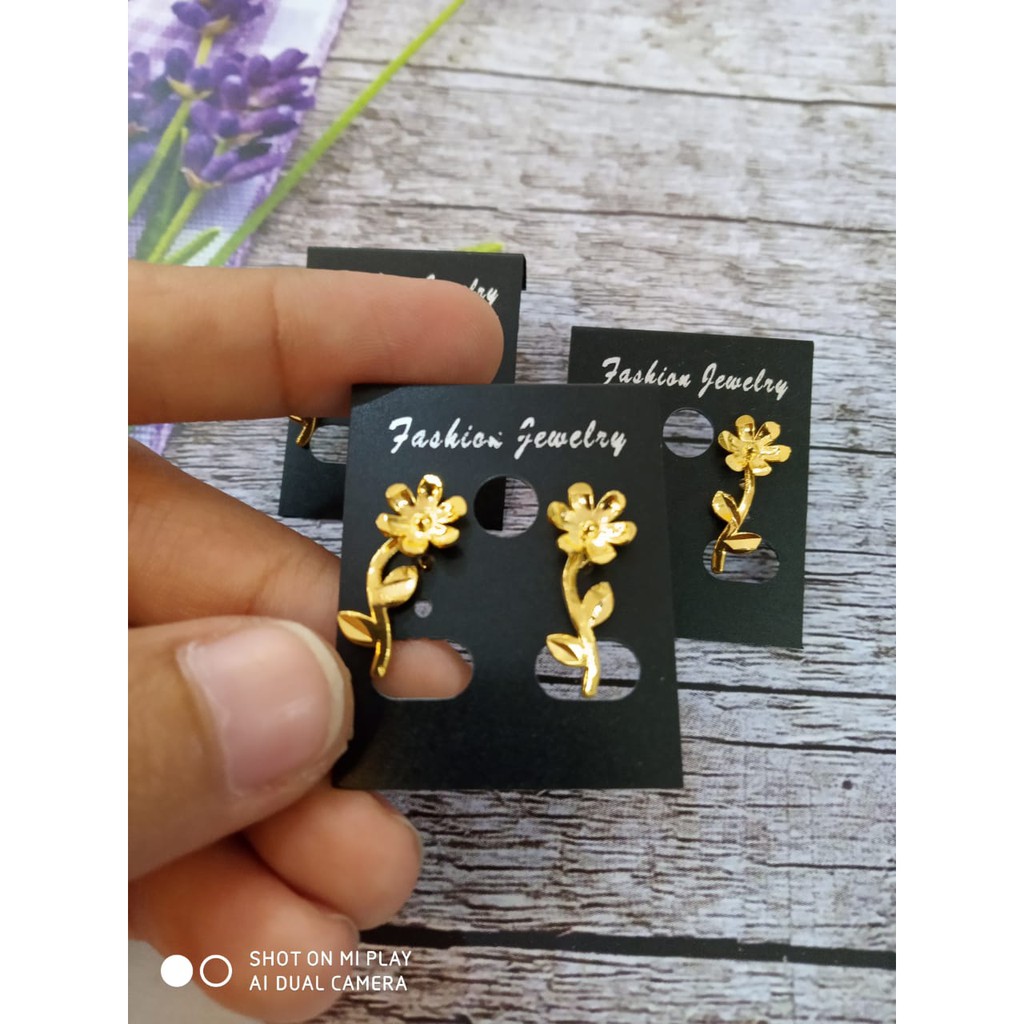 BARU!! Anting Xuping mewah Model  tangkai Bunga Anti karat Tokopelanginicer