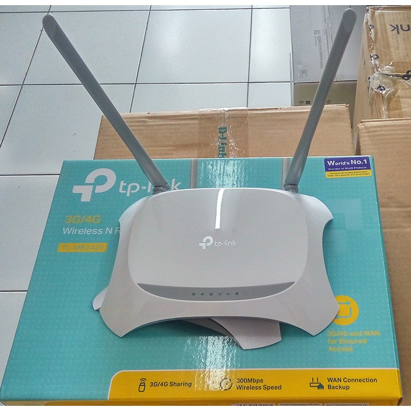 TP-Link TL-MR3420 3G/4G/LTE USB Modem Wireless Router