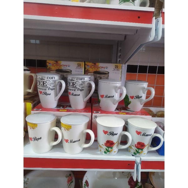 MUG CANGKIR SET PAPA MAMA