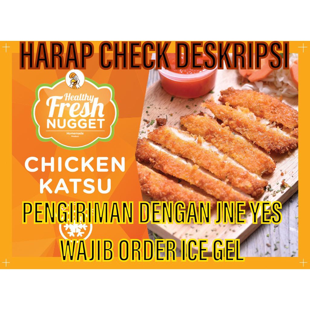 

Chicken Katsu Ayam Goreng Tepung Homemade Non MSG Pengawet Pewarna 290 gr