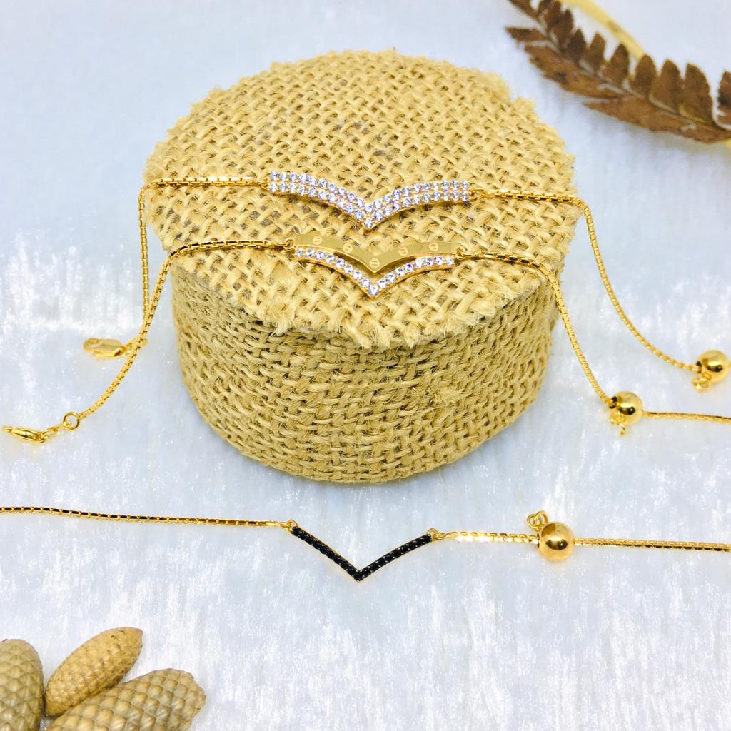 Gelang Emas Rantai Serut Itali Aurel 375/8K