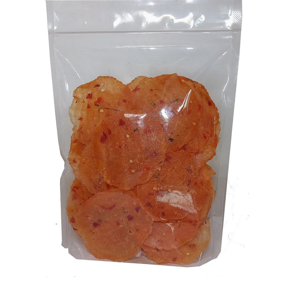 Enye (kerupuk singkong) mentah siap goreng, rasa asin & pedas kemasan 150gr/200gr/400gr