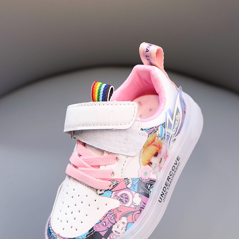 LittleAaron KELLY K58 Sepatu Sneakers Anak Laki / Perempuan LED Menyala Import sekolah Sport Termurah Sendal Bayi Anak Cewek Cowok