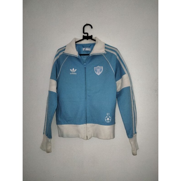 Preloved jaket wanita biru adidas