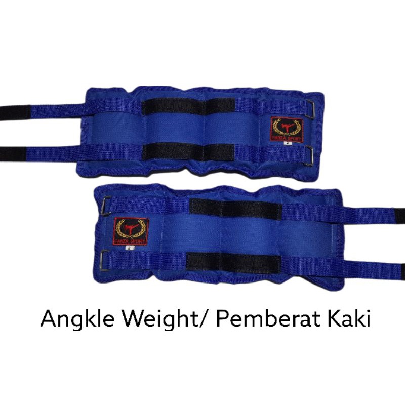Pemberat kaki 2 kg bendel kaki fitness Penguat otot kaki beban olahraga