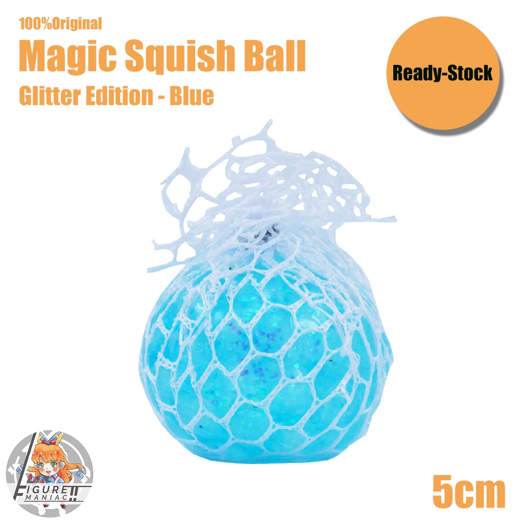 Mainan Anak - Magic Squishy Ball Glitter Edition 5 Cm