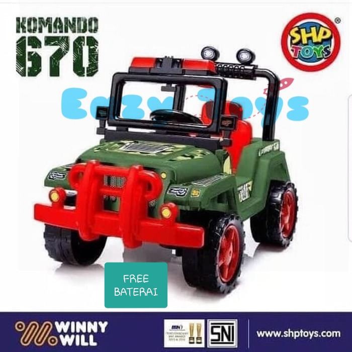 MOBIL JEEP TENTARA MOBIL DORONG POLISI JEEP RIDE ON mobil mobilan ukuran besar Mobil Dorong Murah Wa