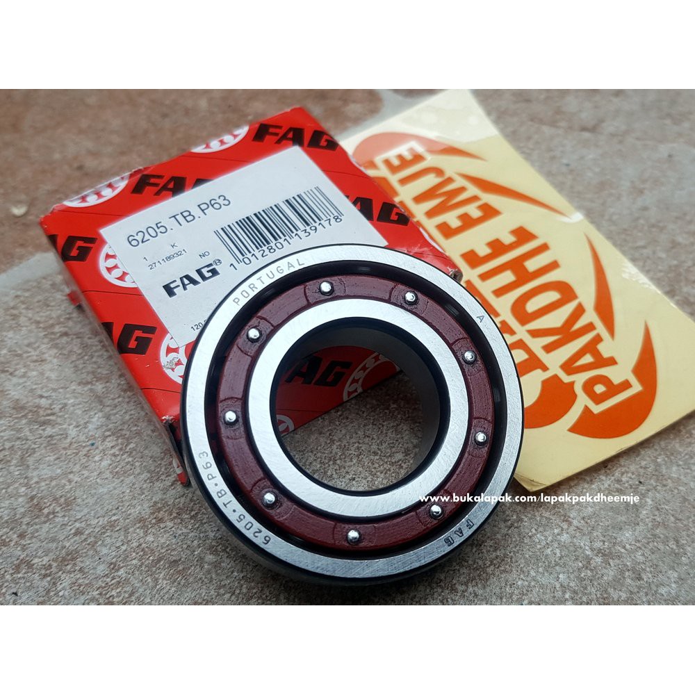 BERKUALITAS LAHER BEARING FAG 6205 TB P63 ORIGINAL PORTUGAL HIGHSPEED LAPAK PAKDHE EMJE