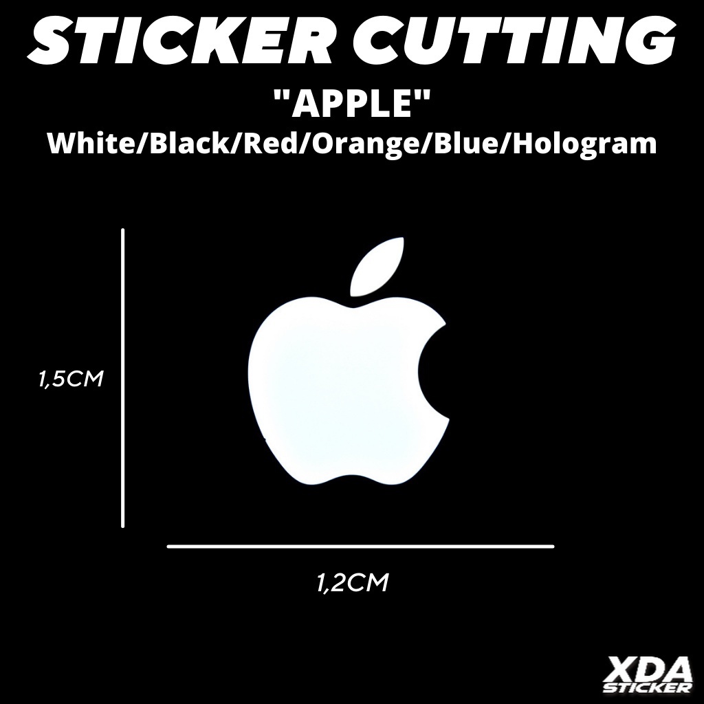 

STIKER/STICKER CUTTING LOGO APPLE KECIL