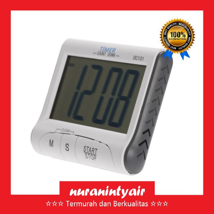 Timer Masak Dapur LCD - Digital Count Down Kitchen Timer Cooking