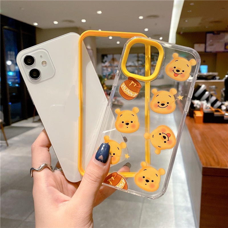 3in1 Case Motif Kartun Animasi Untuk IPhone 11 12 13 14 Pro Max Plus X XS Max XR 7 8 Plus