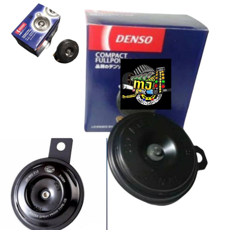 Klakson Denso/Hella Disc Satuan Suara Mobil Avanza 12 V Bisa Buat Motor &amp; Mobil 100% Original