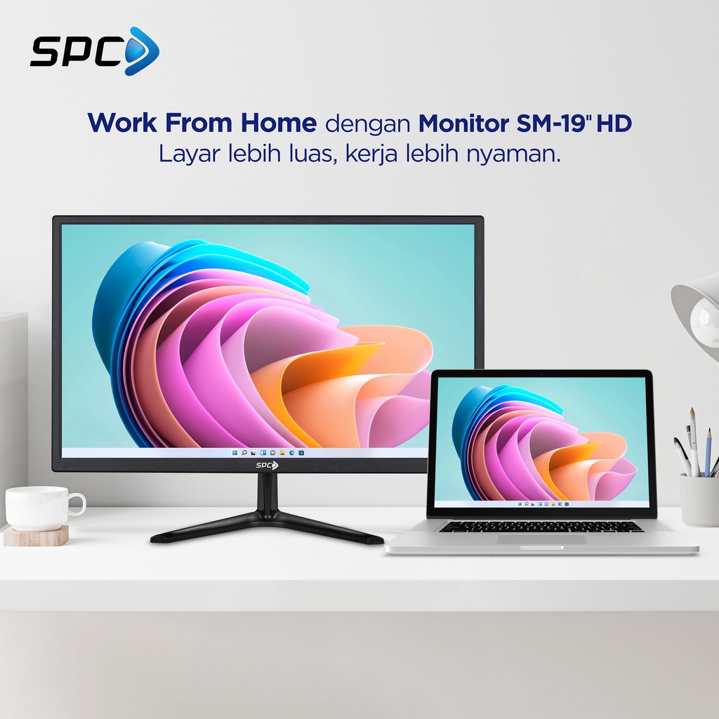 SPC Monitor LED 19 inch HD-1