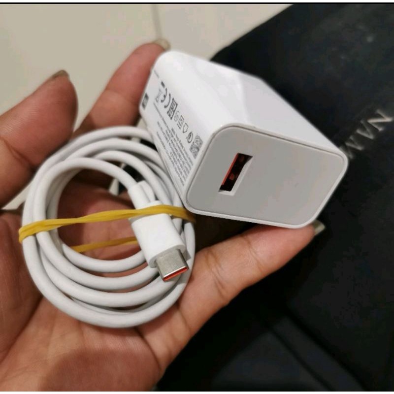 Jual Charger Xiaomi Redmi note 10s COPOTAN BEKAS PAKAI DUS 33wat