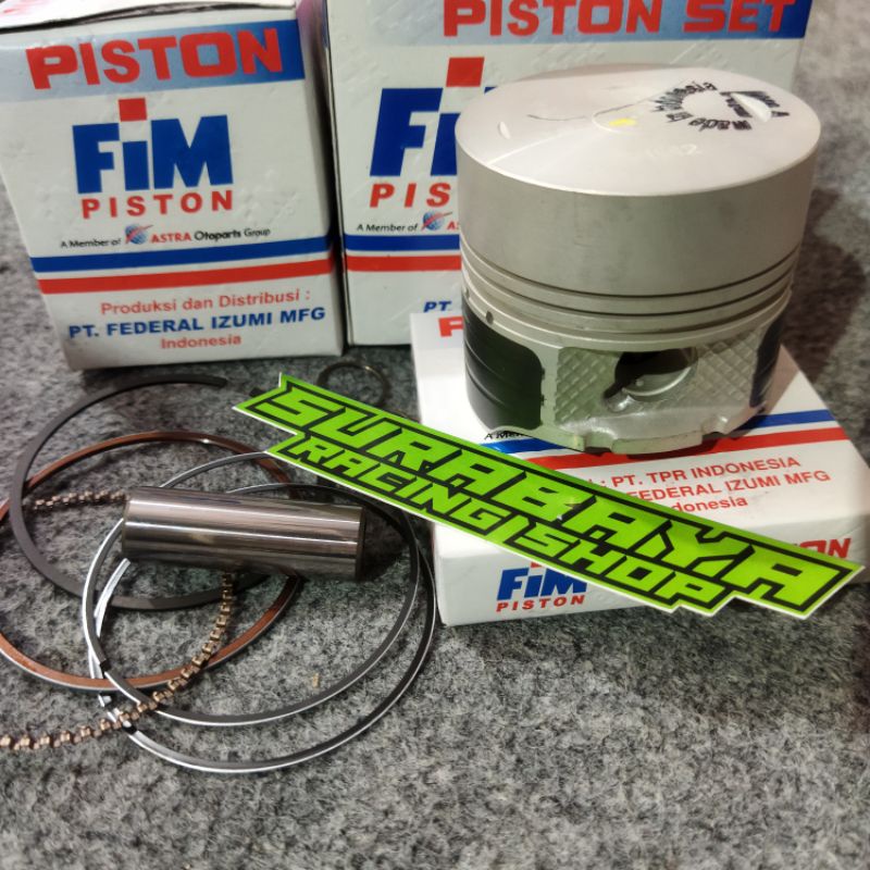 Piston fim 2 piston kit fim 53.5 54 54.5 55.25 pin 13 custome dome piston fim teflon custome done 53