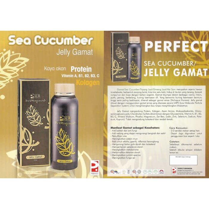 Gamat Jelly Sea Cucumber Perfect  Berkualitas