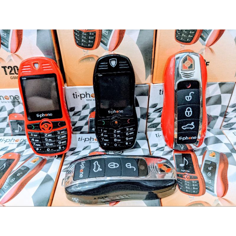 Handphone mini Ti.phone T20F Mobil keren untuk mainan kunci