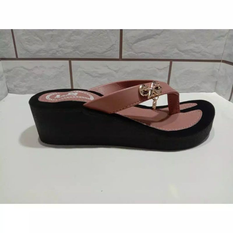 SANDAL WEDGES JANDO NEW PROMO SEPESIAL BELI SATU BONUS SATU