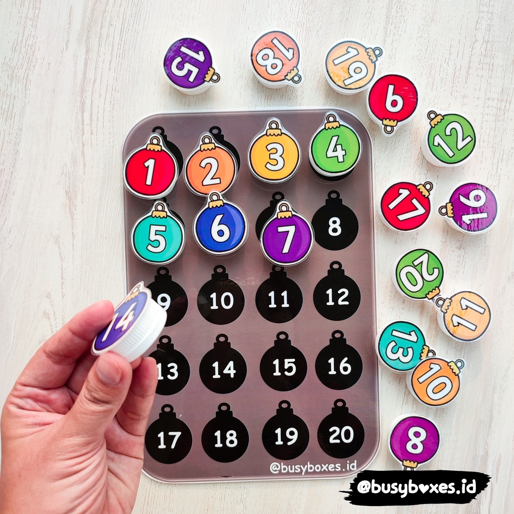 Busy page busypage mainan edukasi mengenal angka worksheet tracing angka 1 - 20