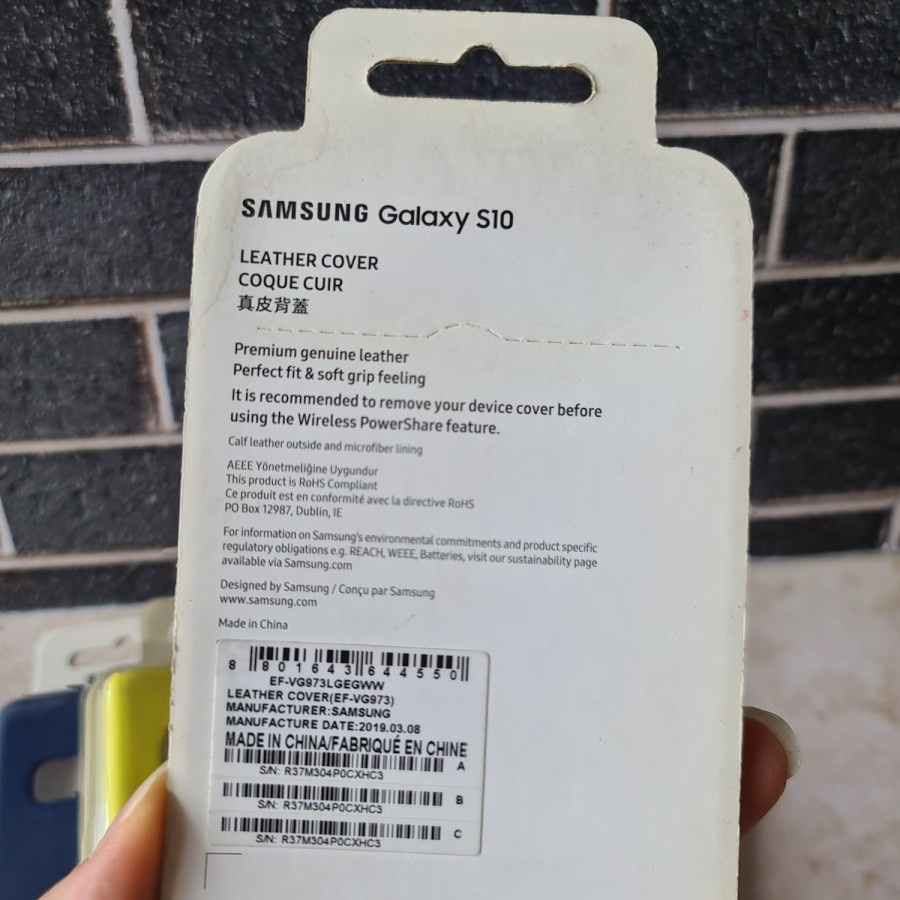 SAMSUNG LEATHER COVER GALAXY S10 CASE ORIGINAL RESMI SEIN INDONESIA