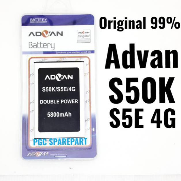 BATERAI ORIGINAL 99% DOUBLE POWER ADVAN S5E 4G - S50K - BATRE BATERE BATEREI BATREI BATTERY BATREY