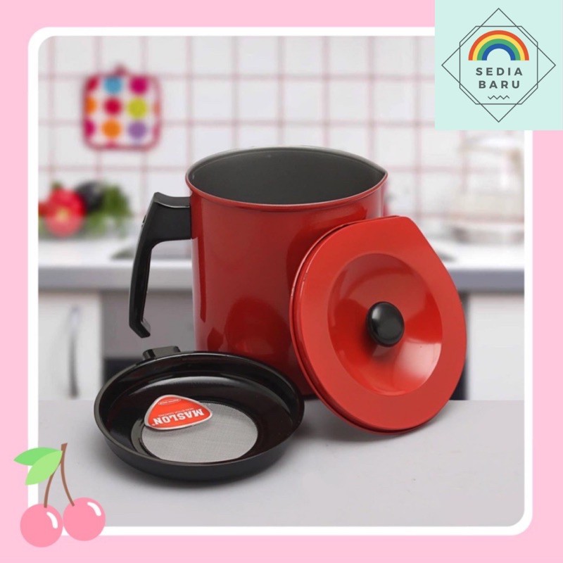 Oil Pot Maspion - Wadah Saringan Minyak - Wadah simpan minyak