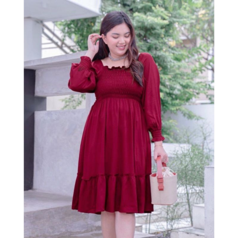 SILVANA DRESS(GESER GAMBAR)