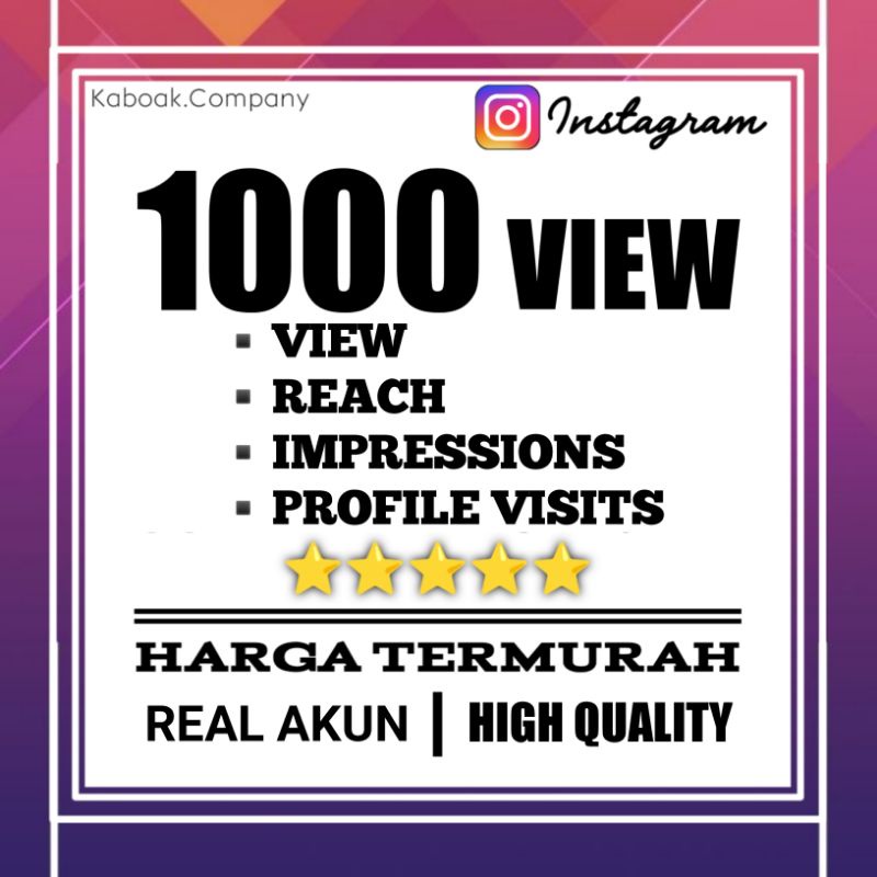 View IG TV - Reels IG VIEW + REACH + IMPRESSIONS + PROFILE VISITS | REAL  HIGH QUALITY