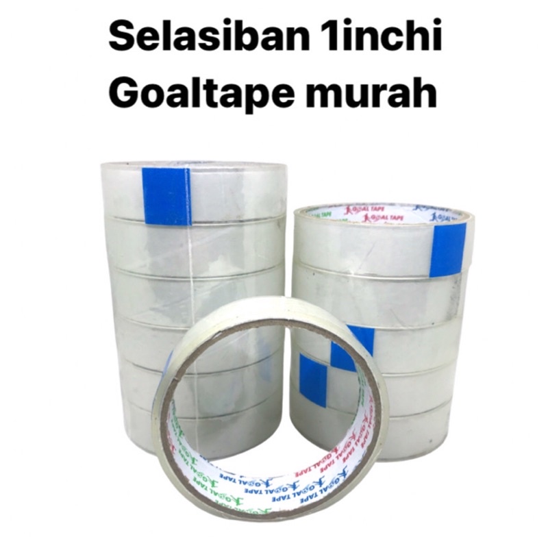 

Isolasi / selasiban 1 inchi Goaltape murah harga per lusin 12pc cuma ⬇️
