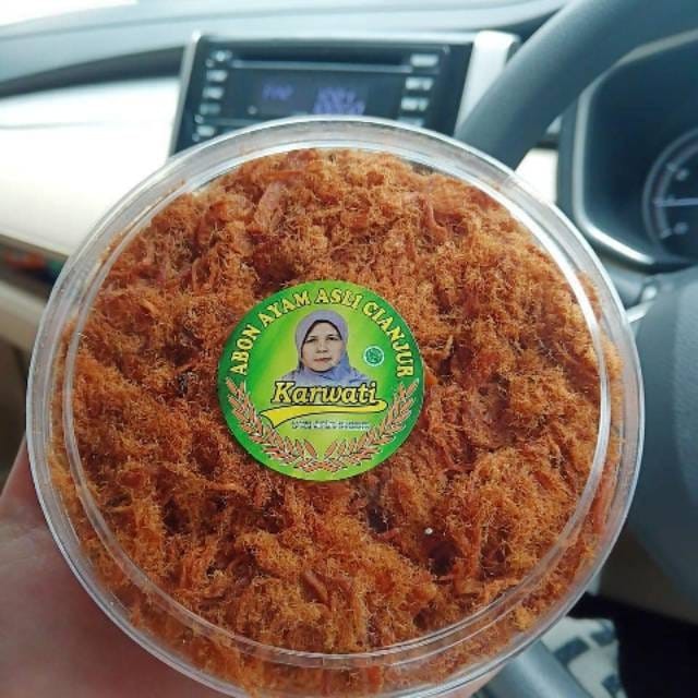 Abon Gepuk Ayam Karwati  Empuk  Khas Cianjur 150gr