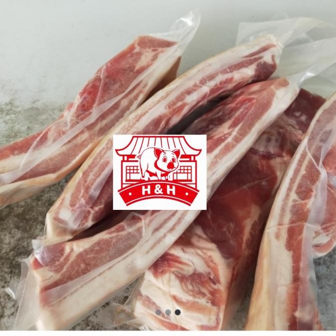 

MAKANAN BEKU / PORKBELLY / SAMCAN / DAGING 3 LAPIS / 1/2 KG NON COD
