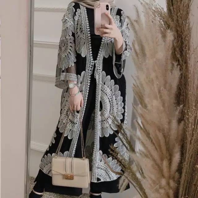 outer brukat cardigan brokat import
