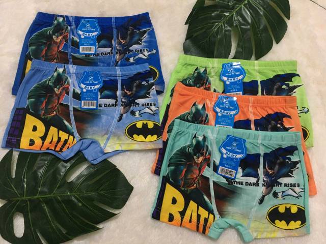 KIANO KIDS | Boxer Anak laki-laki/Boxer anak cowok/Boxer anak Cowok Art Batman