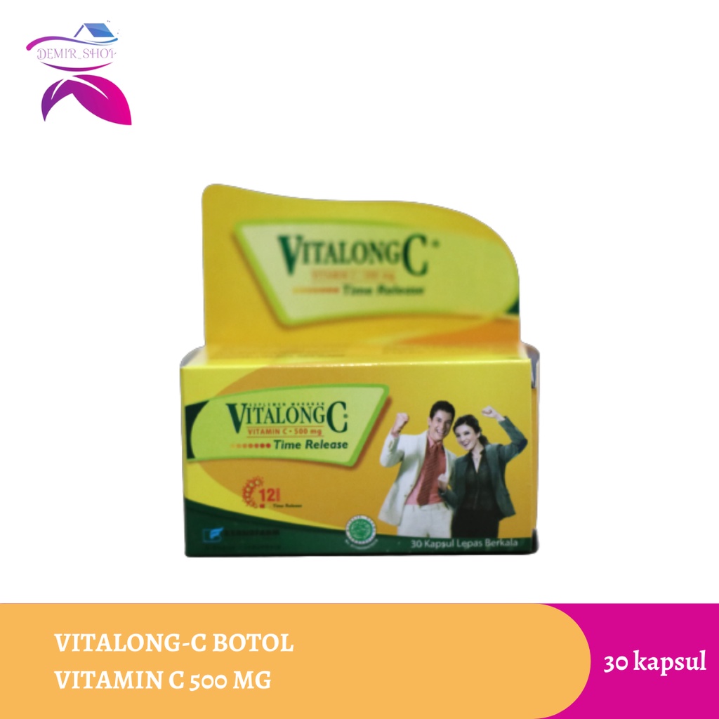 Vitalong C 500mg Botol / Suplemen Daya Tahan Tubuh