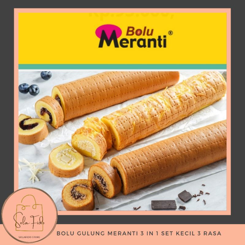 

Bolu Meranti - Bolu Gulung Meranti 3 in 1 set kecil 3 Rasa