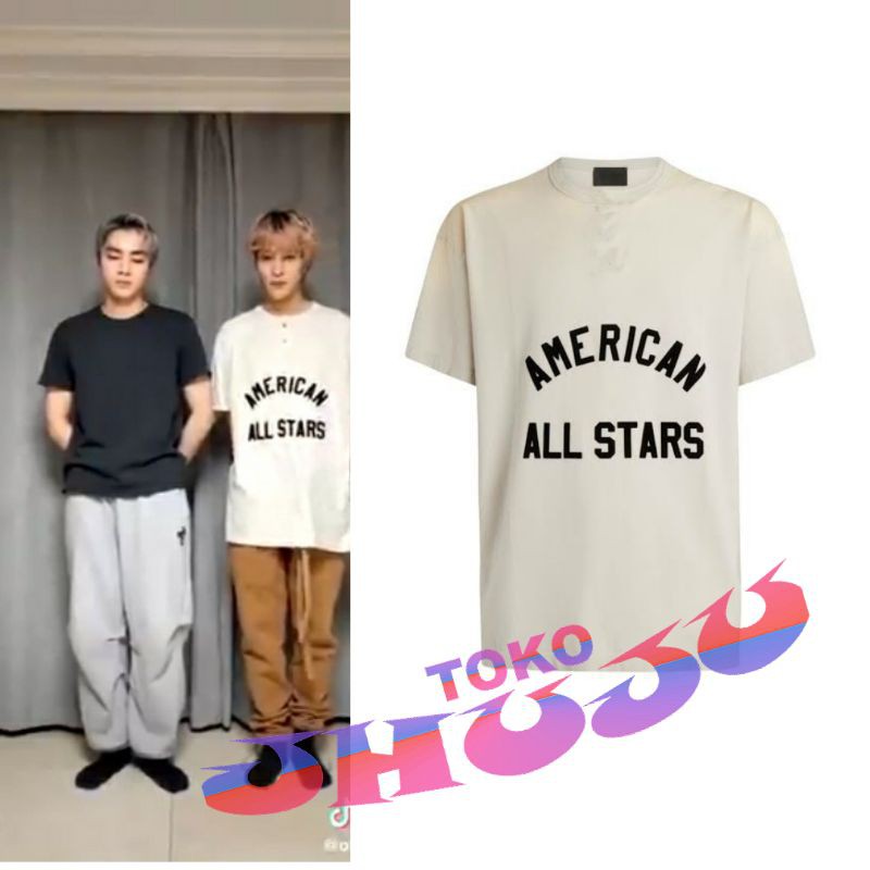 Baju T shirt NCT Yang yang Style AMERICAN ALL STARS