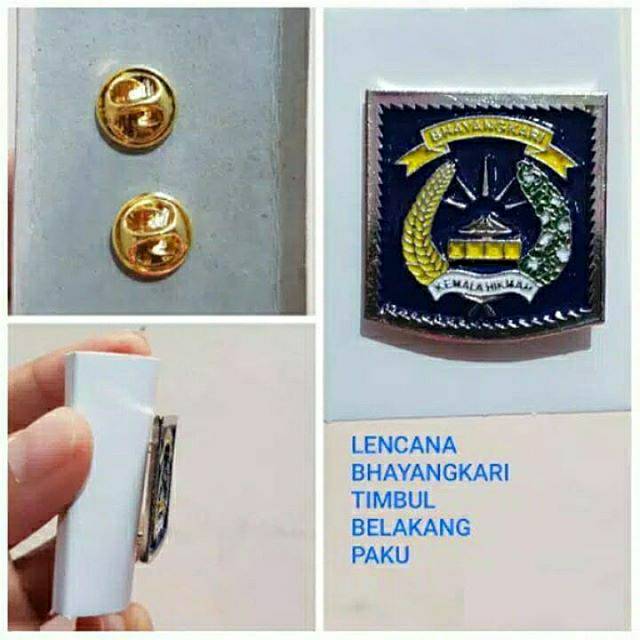 

Lencana bahyangkari timbul