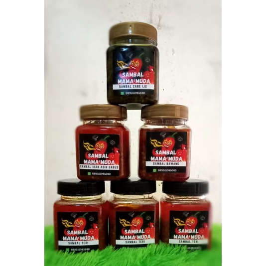 

Sambal - mama muda/Bawang/ijo/Geprek/Teri/Pete