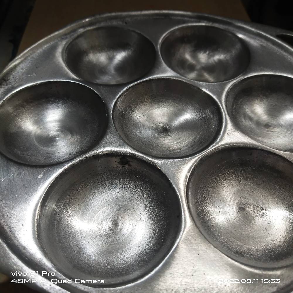 Alat Cetakan Martabak Mini Kue Samir 7 Lubang / kue Surabi Lumpur / wingko / Apem Selong / cetakan t