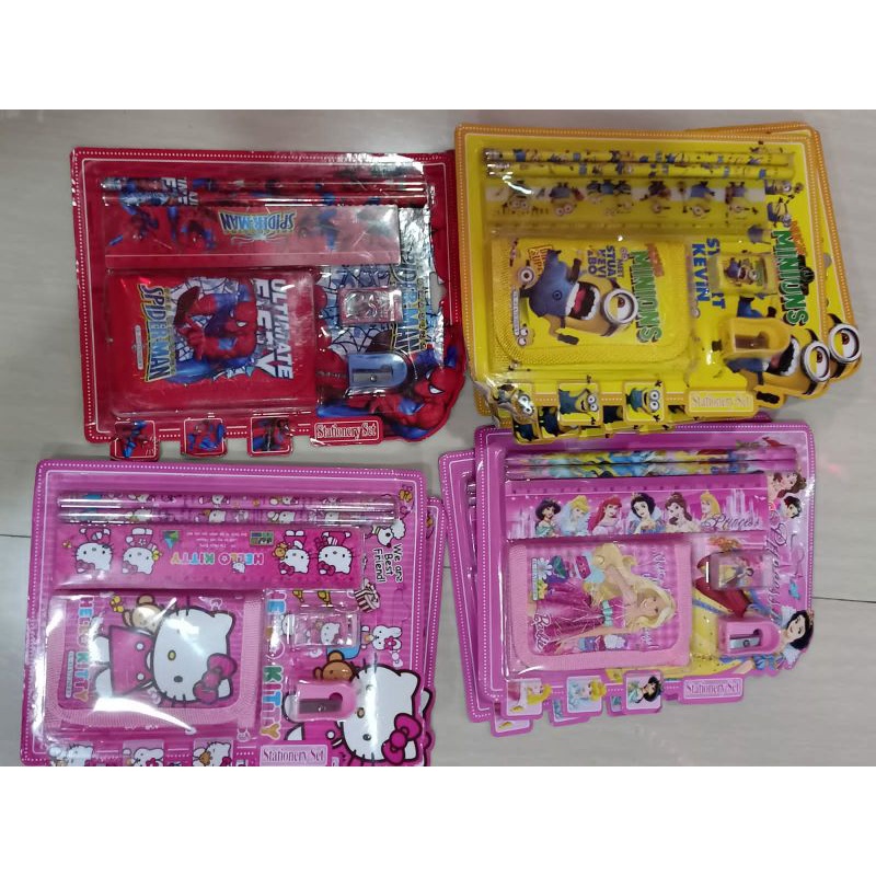 

pensil anak character 1set dengan dompet