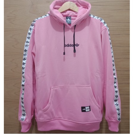 Jaket Sweater Hoodie ADIDAS List Tnt Pink Fleece Teball