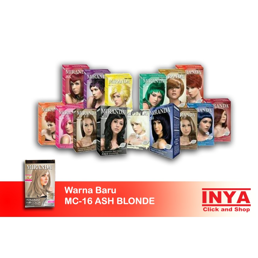 MIRANDA HAIR COLOR - Semir Rambut (30mlx2)+10ml - Pewarna Rambut